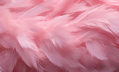 Light pink flamingo feathers background texture