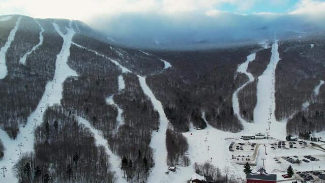 Snow Covered Mountain (Stowe, VT)