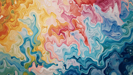 Amorphic Watercolor Pattern