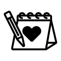 valentine day icon