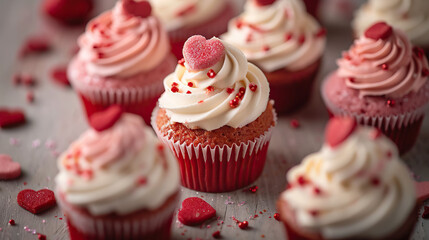 Valentine's Day cupcake