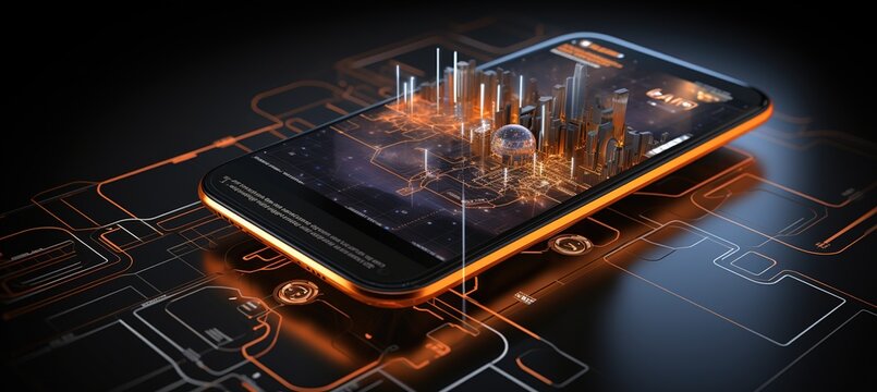 Augmented reality city map navigation concept