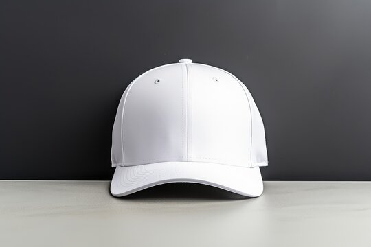 White Baseball cap blank