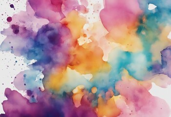 Abstract watercolor stains background