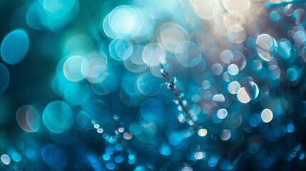 blue ice winter sand powder and sprinkles for a holiday celebration like christmas new year. shiny lights. isolated wallpaper background ads gifts wrap web design. Generative AI