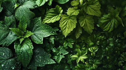 beautiful closeup photo of green leaves. wallpaper background for desktop web design for ads and copy space print. Generative AI