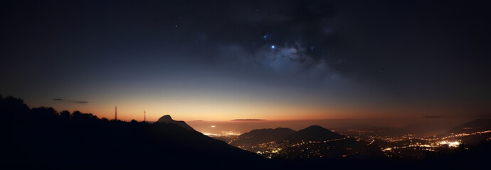 milky way galaxy with stars and space dust in the universe