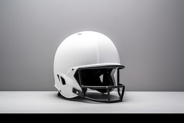 Fototapeta premium White Baseball Helmet blank