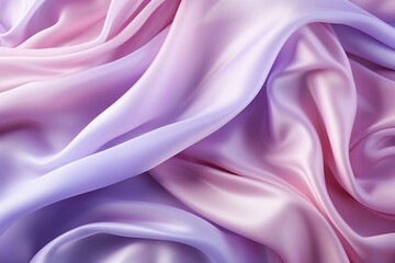 Gradient pink and purple silk fabric