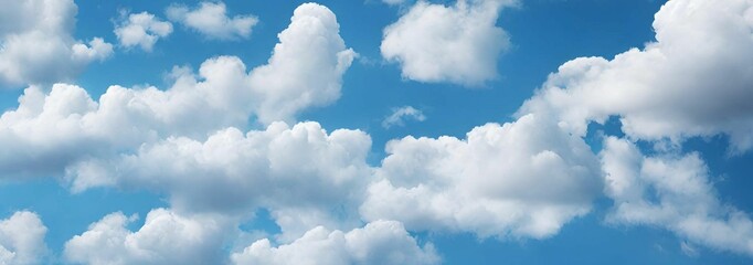 Cloud background with blue sky