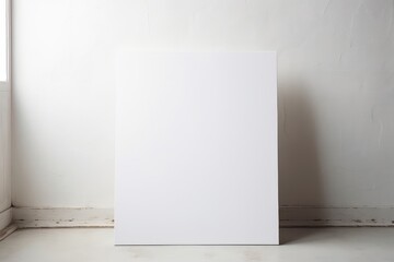 A blank white canvas background