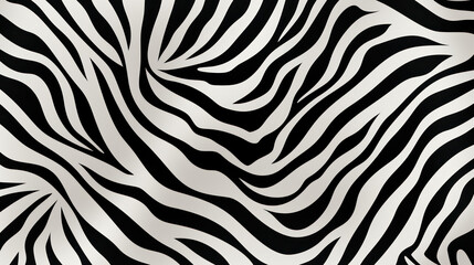 Zebra pattern background, black and white zebra stripes