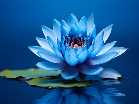 lotus flower in studio background, single lotus flower, Beautiful flower images