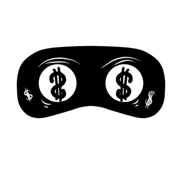 illustration of a black and white icon