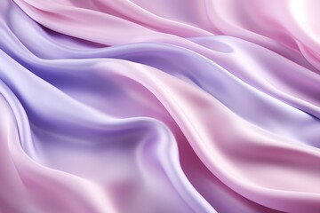 Obraz premium Gradient pink and purple silk fabric
