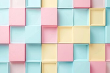 Pastel geometric patterns for minimalist and chic posts