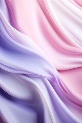 Gradient pink and purple silk fabric