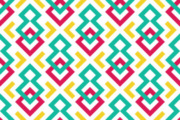 Geometric seamless pattern. Abstract geometric hexagonal graphic design print pattern. Seamless geometric pattern.