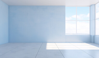 Exhibition stand podium decorated with tropical flowers and trees plants, product display design concept illustration