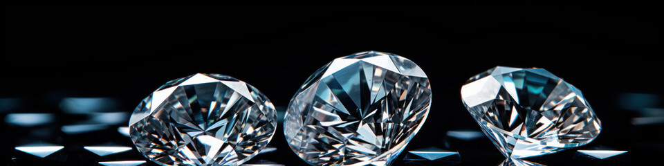 Diamonds background with space for text.