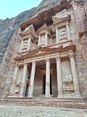 Al-Khazneh temple in Petra, Hashemite Kingdom of Jordan