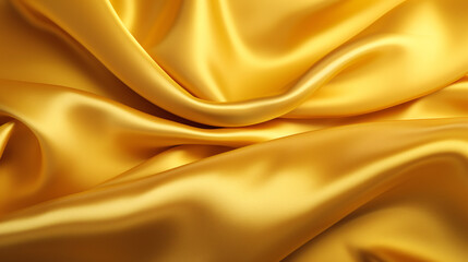 Golden silk fabric cloth background texture