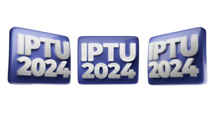Set 8K de botões de IPTU 2024 para prefeituras, governo, imposto no Brasil, residência, taxas, urbano,
