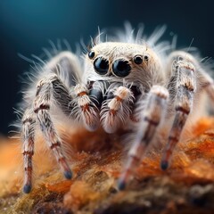 a close up spider