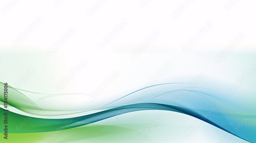 Poster abstract green curve background, gradient abstract ppt background