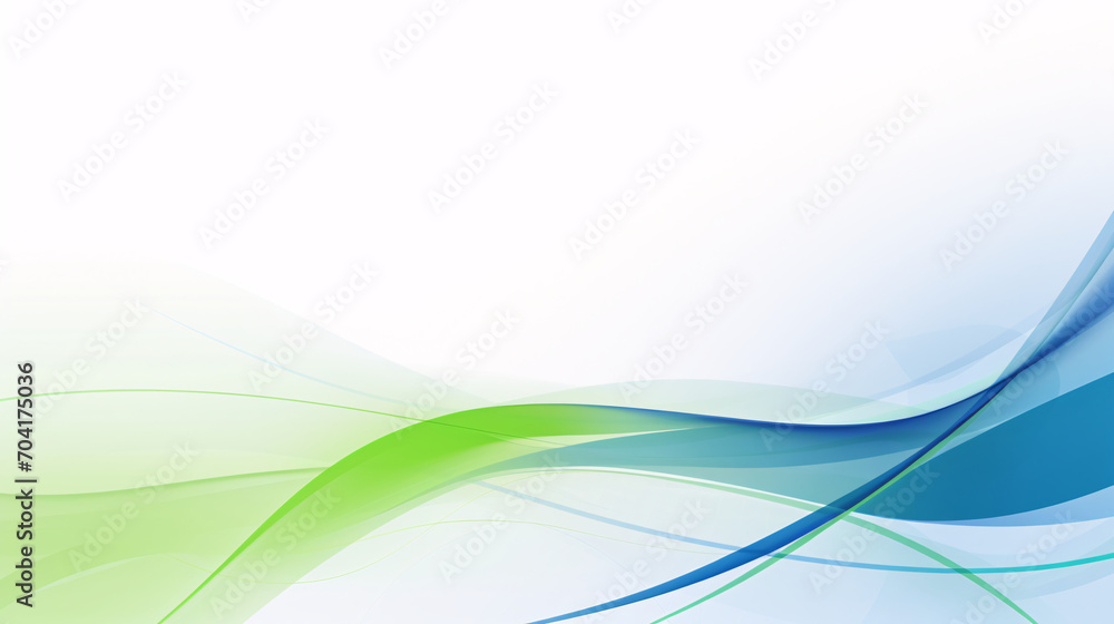 Poster abstract green curve background, gradient abstract ppt background