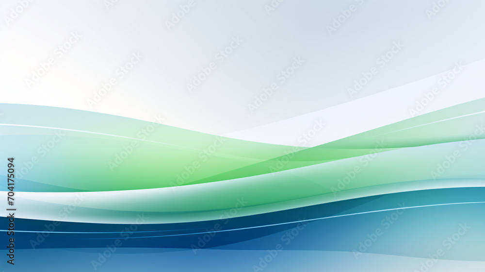 Poster abstract green curve background, gradient abstract ppt background