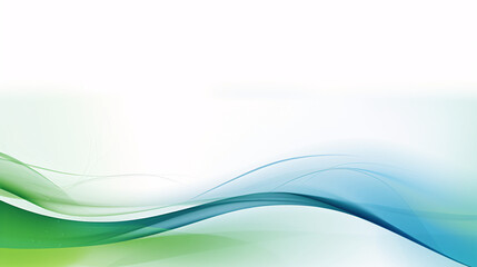 Abstract green curve background, gradient abstract PPT background