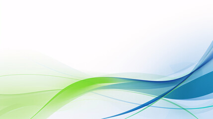 Abstract green curve background, gradient abstract PPT background