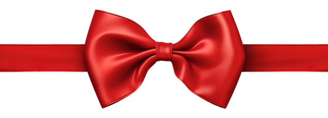 Red Ribbon Bow