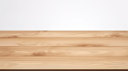 Smooth Wooden Table Top with Natural Grain Background