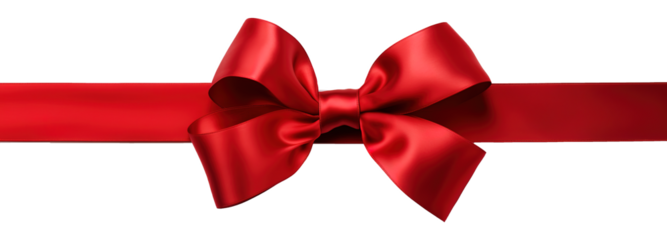 Red Ribbon Bow