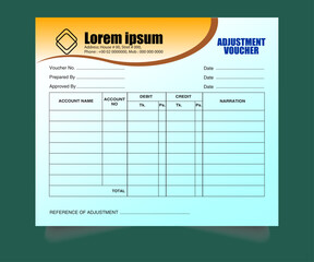 Journal Voucher, Debit and Credit Voucher, Bank Debit Voucher, Conveyance Voucher, Adjustment Voucher, Bill Voucher