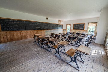 Inside An Old Schoolroom