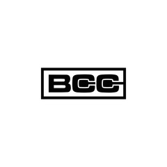 Fototapeta premium BCC logo. B C C design. White BCC letter. BCC, B C C letter logo design. Initial letter BCC letter logo set, linked circle uppercase monogram logo. B C C letter logo vector design.