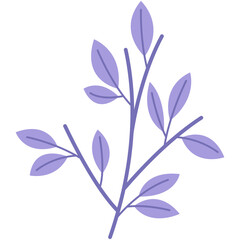 Floral vector illustration. Colorful flat vector illustration with floral theme.