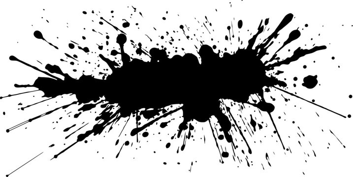 Ink Brush Splatter Effect