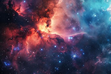 Obraz premium Radiant astral background for your artistic vision