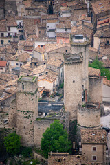Fototapeta na wymiar Castle of Cantelmo Caldora - Pacentro - Italy