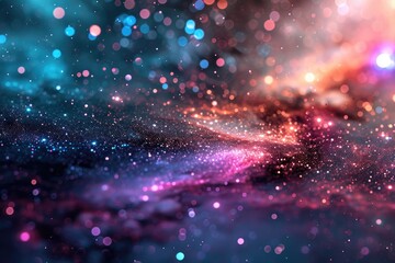 Vibrant galaxy scene for your creative project