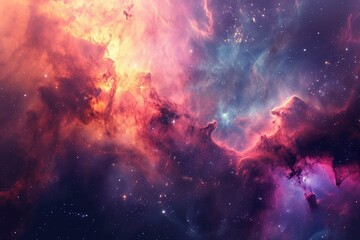 Obraz premium Incredible space theme for your design exploration