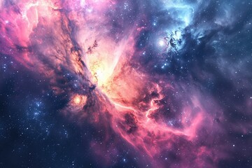 Radiant astral background for your artistic vision