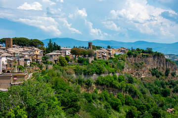 Fototapeta na wymiar Town of Lubriano - Italy