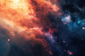 Fototapeta premium Stunning space theme for your design exploration