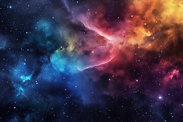 Fototapeta na wymiar Fantastic space background for your artistic touch