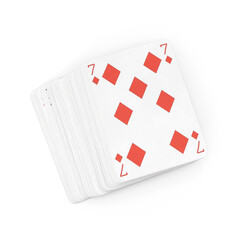 Realistic Casino Playing Card Games 3D Model - High-Resolution PNG File for Gaming Design